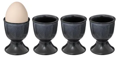 Produktbild von Eierbecher Blue Stone - 4er-Set - dunkelblau - Keramik - 5 x 7 cm