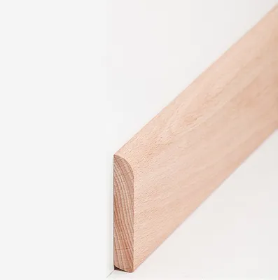Produktbild von Sockelleisten "Osnabrück" - Buche roh (Massivholz - 99.60.10.58.2)