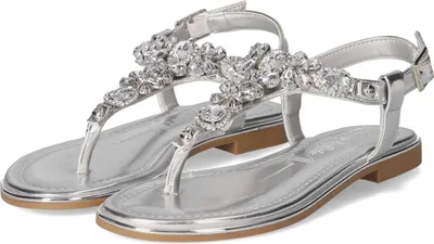 Produktbild von Buffalo Damen Sandalen/ Zehentrennersandalen KIRA ICE Silber Synthetik Größe: 39