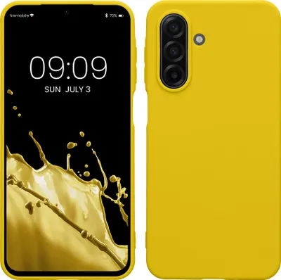 Produktbild von kwmobile Handyhülle für Samsung Galaxy A17 4G / 5G Hülle - TPU Case - Kabelloses Laden - Schutzhülle Cover in Strahlend Gelb