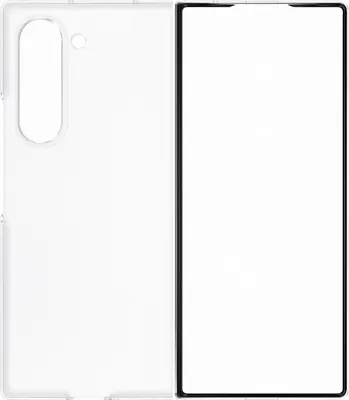 Produktbild von Samsung, Flexible Silikon-Hülle Galaxy Z Fold6 stoßfest, Transparent