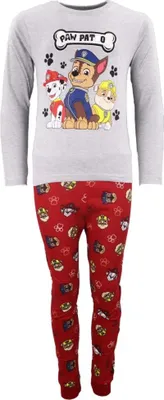 Produktbild von Paw Patrol Jungen Kinder Schlafanzug Pyjama lang – Grau / 98