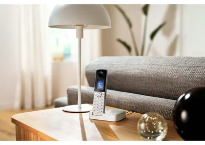 Image de Philips D6351W Téléphone sans fil avec répondeur Écran 1,8" - Répertoire jusqu'à 100 noms - Identification et verrouillage du numéro - Plug & Play - Blanc
