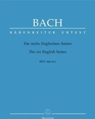 Produktbild von Die 6 Englischen Suiten BWV806-811für Klavier