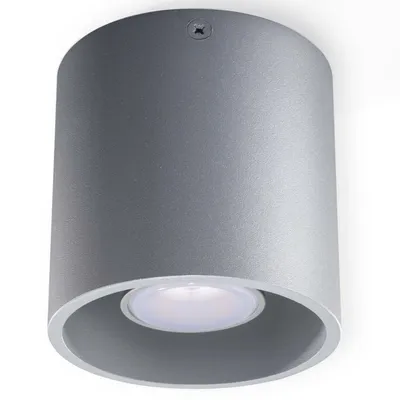 Immagine prodotto di Lampada da soffitto ORBIS 1 grigio 1xGU10 10W alluminio 10x10x10cm Sollux Lighting
