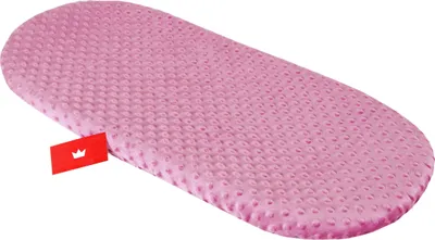 Produktbild von BABYLUX Spannbettlaken für Kinderwagen Spannbetttuch Bettlaken 7. Minky - Altrosa