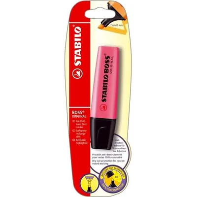 Immagine prodotto di Evidenziatore - STABILO BOSS ORIGINAL - Penna singola - rosa