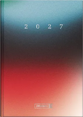 Produktbild von BRUNNEN 1079512017 Buchkalender Mod. 795 2027 \Redblue\" A5, Papier"