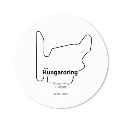 Produktbild von MuchoWow® Mauspad Mousepad Formel 1 - Ungarn - Rennstrecke 30x30 cm - Mousepads - Maus Mat - Pad - Mausunterlage - Tischunterlage - Schreibtischmatten