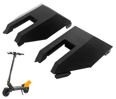 Produktbild von 1 Paar Hintere Trittbrettabdeckung für Ausom DT2 Pro E-Scooter Schwarz