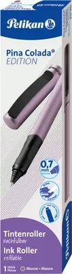 Produktbild von Tintenroller Pina Colada - 0,7 mm mauve metallic Faltschachtel. Packung mit 8 Stück