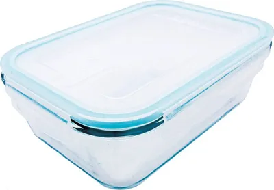 Produktbild von Steuber Cloc Frischhaltedose aus Glas, 1000 ml, rechteckig, Glas bis 400°C