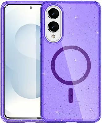 Image de imoshion Sparkle Backcover avec MagSafe pour le Samsung Galaxy S25 Edge - Violet