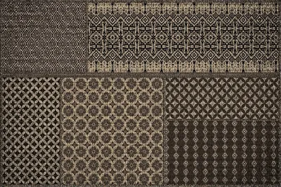 Produktbild von Vinyl-Terrassenteppich im Aztekenstil 150x225 cm