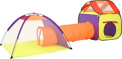 Obrázok produktu pre vidaXL Detský stan na hranie Viacfarebný 338x123x111 cm