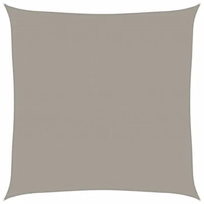 Immagine prodotto di vidaXL Tenda da sole 160 g/m² quadrata Grigio chiaro 5x5 m HDPE