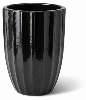 Zdjęcie produktu dla Doniczka ceramiczna Provencelia HUGO Czarny, Ø36 cm x H50 cm, mrozoodporna