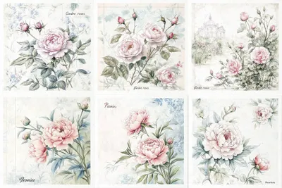Produktbild von Reispapier-Set 14,8×14,8 cm – RSM177 – Rentiere im Schnee – ITD Collection