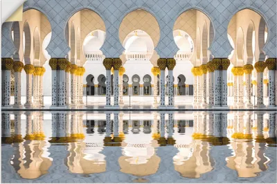 Produktbild von ARTland Wandbild, selbstklebend Scheich-Zayid-Moschee Größe: 60x40 cm