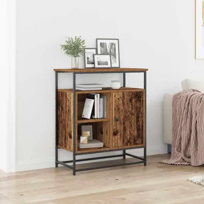 Zdjęcie produktu dla vidaXL Kredens stare drewno 69 x 35 x 80 cm materiał drewnopochodny