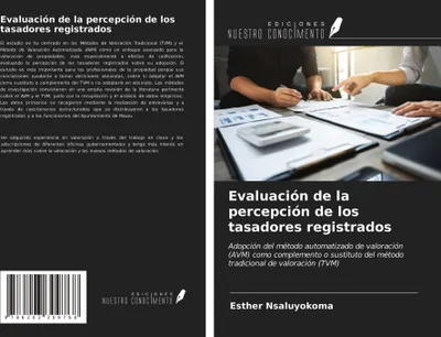 Produktbild von Evaluación de la percepción de los tasadores registrados