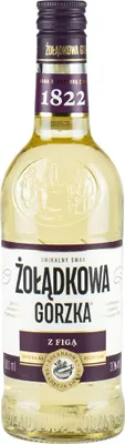 Produktbild von Likier zol¹dkowa Gorzka Z Fig¹ 0,5L - Bitterer Likör mit Feige | Likör