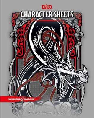 Produktbild von Dungeons & Dragons Character Sheets Englisch