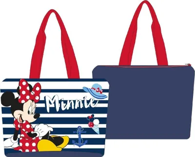 Imagen del producto de Bolso de Minnie Mouse de Disney, tipo bolso de playa, para niñas, ideal para el verano y el tiempo libre