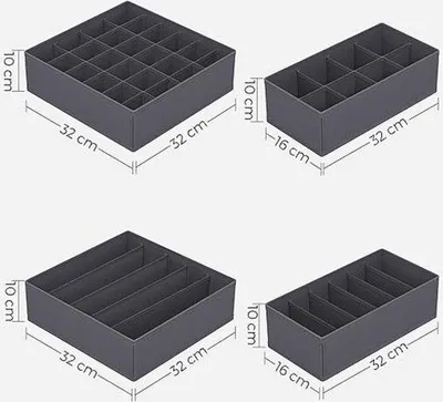 Produktbild von Famanu Organizer Set 8-teilig - Socken, BHs und Unterwäsche