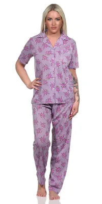 Immagine prodotto di Pigiama da donna set pigiama due pezzi; lilla XL/42