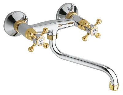Produktbild von Sapho ANTEA Wandarmatur, Chrom/Gold