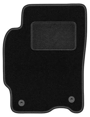 Produktbild von Fahrermatte Velours für Mazda 626 V GF 1997-2002 (Kombi/Liftback/Limousine) – 1-tlg, Schwarz, passgenau – Wielganizator LUX