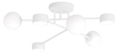 Immagine prodotto di Lampada a sospensione HOLON bianca 6xG9x10W in metallo, dimensioni: 23x62x60 cm, IP20, Emibig