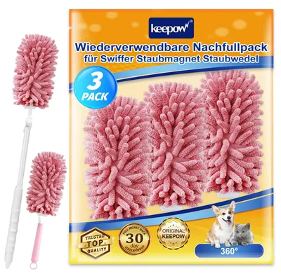 Obrázek produktu pro Sada mikrovláknových utěrek, které lze prát, s praktickými rukojeťmi