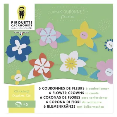 Immagine prodotto di Kit creativo Pirouette Cacahouete: Corone di fiori da realizzare