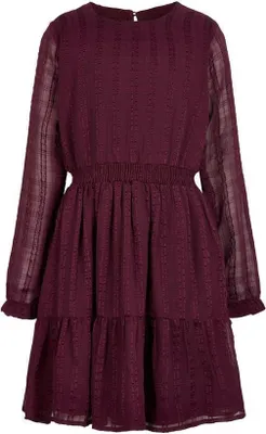 Produktbild von Weinrotes Tüllkleid für Mädchen, Größe 128