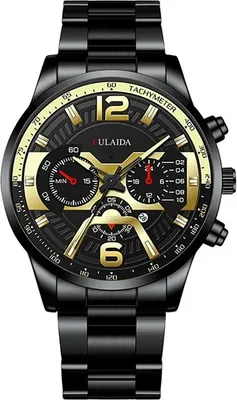 Immagine prodotto di Orologio FU-25980 Nero/Oro - Eleganza e Stile KP25980