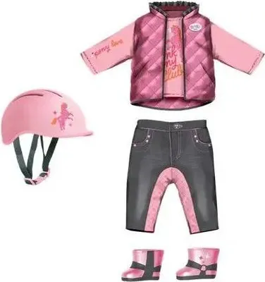 Zdjęcie produktu dla BABY born Riding Outfit 43cm, Zestaw ubrań dla lalek, 3 lat(a)