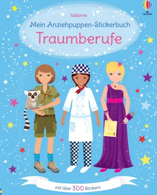 Produktbild von Mein Anziehpuppen-Stickerbuch: Traumberufe