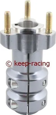 Produktbild von Radstern, Alu, titan eloxiert, für 25mm Achse, 115mm lang