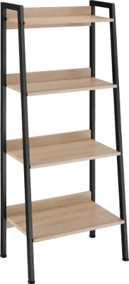 Produktbild von tectake® Leiterregal Chatham inklusive Kippschutz, 57,5 x 34 x 138 cm