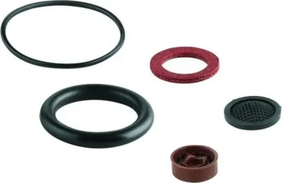 Produktbild von GROHE Ersatzteilset 48471, für Brause, enthält Dichtung, Durchflussbegrenzer 13,2 l/min und Filter