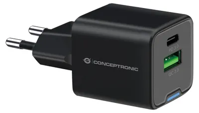 Produktbild von Conceptronic ALTHEA15B 2-Port 20W GaN USB PD Charger