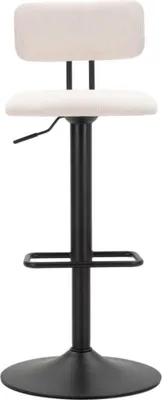 Barhocker 41 x 86 x 47.5 cm aus Metall 2er Set_Natur24