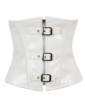 Immagine prodotto di Corsetto senza freni  -  3-Buckle Corsage PVC white