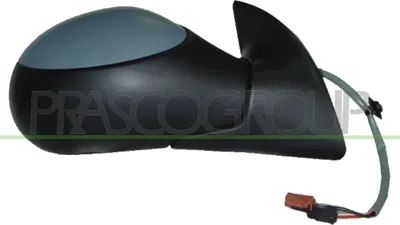 Produktbild von PRASCO PG2207313P Außenspiegel Seitenspiegel Rechts passend für PEUGEOT 1007 (KM) Beheizt Grundiert Elektrisch