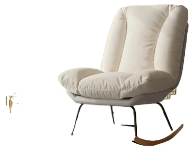 Produktbild von Schaukelstuhl, verstellbare Rückenlehne, platzsparendes Design, Beige B