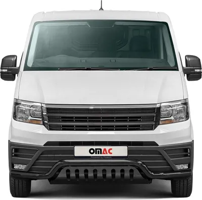 Immagine prodotto di Barra di protezione anteriore per VW Crafter 2017-2025 con ABE acciaio nero