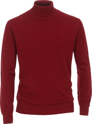 REDMOND Herren Pullover Langarm Rollkragen Braun M
