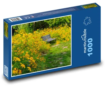 Produktbild von Puzzle 1000 Sommerblumenparadies - martinpuzzle